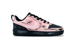 Кроссовки Nike Court Borough 2 Skateboarding Shoes Women's Low-top Pink, черный bq5448-115(team350-粉墨-dxd) | pink/ black