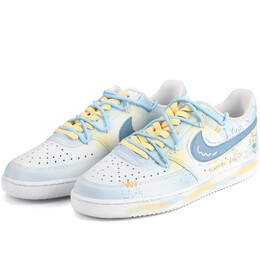 Кроссовки Nike Court Vision 1 Skateboarding Shoes Unisex Low-top, голубой dh2987-101（team342-秋日物语s-box） | sky blue