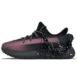 Кроссовки Yeezy Boost 350 V2 Lifestyle унисекс с низким верхом красного цвета Adidas hq4540(team40-安卡拉红) | black