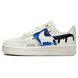Кроссовки Nike Air Force 1 Skateboard Shoes Women's Low-Top White Blue fv3654-111(team366-星空银河 ) | white/blue