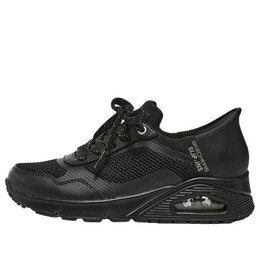 Кроссовки uno slip-in air 'pure black' Skechers, черный 177111-bbk | black