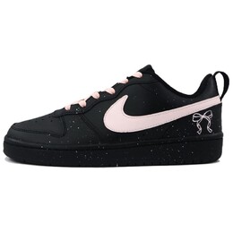 Кроссовки Nike Court Borough Skateboard Shoes Women's Low-Top Black Pink, черный/розовый bq5448-115（team297-蝴蝶仙女） | black/pink