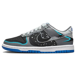 Кроссовки Nike Dunk Skateboarding Shoes Women's Low-top White/Gray/Blue, черный fb9109-001(team366-冰雪奇缘) | black