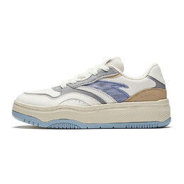 Кроссовки Anta Street Naughty Skateboarding Shoes Women's Low-top Ivory White / Pigeon Gray / Natural Wood Color, серый 922448077-3 | ivory white / pigeon gray / natural wood color