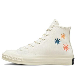 Кроссовки chuck 70 high 'embroidered floral - egret' Converse, белый a04298c | white