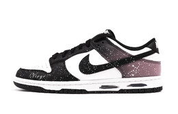 Кроссовки Nike Dunk Skateboarding Shoes Unisex Low-top Black/white/pink, черный/белый dd1391-100(team140-处女座) | black/white