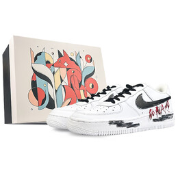 Кроссовки Nike Air Force 1 Skateboarding Shoes Women's Low-top Black/white, белый dh2920-111(team40-女没有名字2sbox) | white