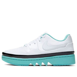 Кроссовки aj1 jester xx низкие со шнуровкой Nike, черный cu1255-113 | white-island green-black