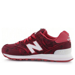 Кроссовки 574 New Balance, красный wl574mwc | red/black/white