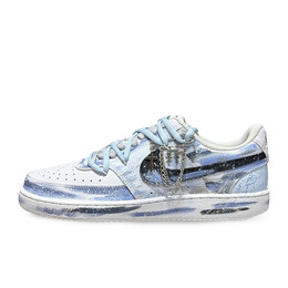 Кроссовки Nike Court Vision 1 Skateboarding Shoes Unisex Low-top Blue, Black, White, Gray, голубой dh2987-101(team325-蓝影漫步2.0） | light blue