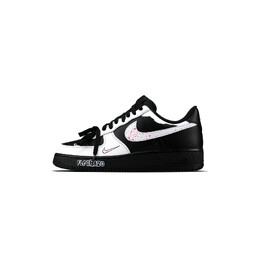Кроссовки Nike Air Force 1 Skateboarding Shoes Unisex Low-top Black Pink White, черный cw2288-001（team81-男女款繁星点点） | black pink white