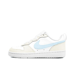 Кроссовки Nike Court Borough Skateboarding Shoes Women's Low-top White/beige/blue, светло-желтый bq5448-100(team189-笔今) | light yellow
