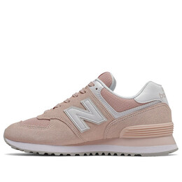 Кроссовки 574 серии розовые б широкие New Balance, розовый wl574oab | pink