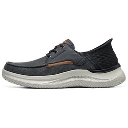 Кроссовки Skechers Slip Ins Lifestyle Shoes Men Low-top Black/Brown, черный/коричневый 205212-blk | black/brown
