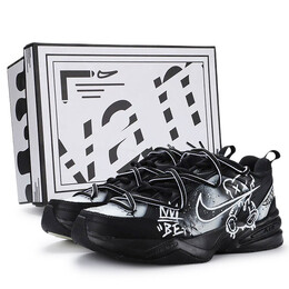 Кроссовки Nike Air Monarch 4 Chunky Sneakers Unisex Low-top White/black, черный 415445-001(team130-vam暴力小熊) | black