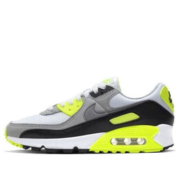 Кроссовки air max 90 Nike, белый cd0490-101 | white/particle grey/black/volt