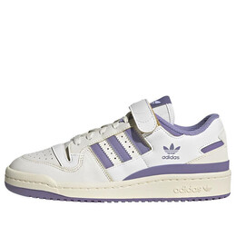 Кроссовки оригиналы форум 84 низкие Adidas, белый hq4375 | white/purple