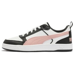 Кроссовки Puma DRIBBLE Lifestyle Shoes Unisex Low-top White/pink/black, белый 400326-01 | white/pink/black