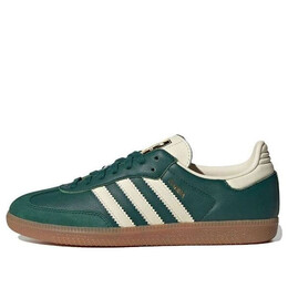 Кроссовки самба ог Adidas, зеленый ie0872 | collegiate green/cream white/gold metallic