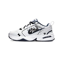 Кроссовки Air Monarch 4 Chunky унисекс с низким верхом черного/белого цвета Nike 415445-102(team502-躺平边牧) | black/white