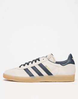 Кроссовки Adidas Gazelle темно-серого цвета и индиго 132584808 | tan