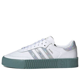 Кроссовки sambarose Adidas, белый fx6274 | white/blue