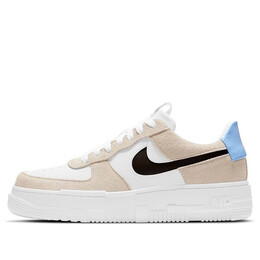 Кроссовки air force 1 пиксель Nike, бежевый dh3861-001 | cream/black/blue