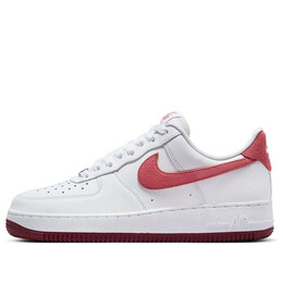Кроссовки air force 1 низкие Nike, белый fq7626-100 | white/team red