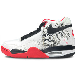 Баскетбольные кроссовки Flight Legacy Vintage унисекс среднего размера, красный Nike bq4212-100（team187-山影墨竹) | white