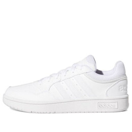 Кроссовки hoops 3.0 низкие Adidas, белый gw3036 | cloud white / cloud white / dash grey