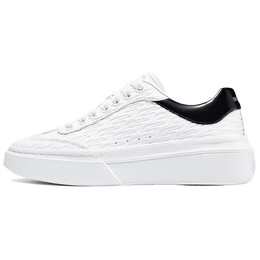 Кроссовки Skechers Court Classics Skateboarding Shoes Women's Low-top White/Black, белый/черный 185066-wbk | white/black