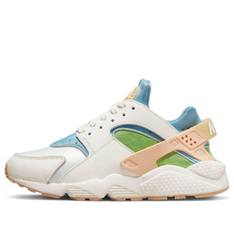 Кроссовки air huarache se Nike, белый dq0117-100 | white/green/blue/pink