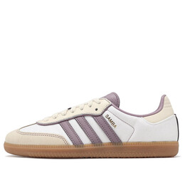 Кроссовки самба Adidas, белый ie1417 | cream white/mauve/brown
