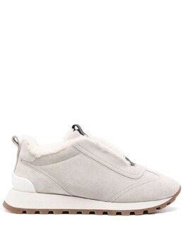 Brunello Cucinelli кроссовки с декором Monili, нейтральный цвет mzsfg2796c9593 | нейтральный цвет