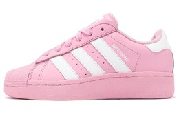 Женские кроссовки для скейтбординга Adidas Superstar, Белый/Розовый id5733 | white/pink