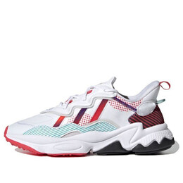 Кроссовки ozweego Adidas, белый q47190 | white/black/red/blue/green