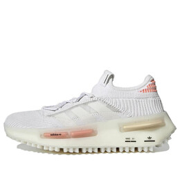 Кроссовки nmd_s1 обувь Adidas, белый hq4465 | cloud white/off white/coral fusion