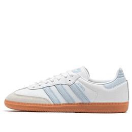 Кроссовки самба ог Adidas, белый ie0877 | cloud white/halo blue/off white