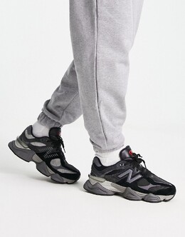 New Balance - 9060 - Черно-темно-серые кроссовки 121833989 | nero/grigio