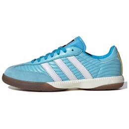 Кроссовки Adidas NTS Radio X Samba Millennium 'Light Blue White Gum', синий jh9118 | blue with white lettering