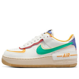 Кроссовки air force 1 shadow Nike, белый ci0919-118 | white/red/green/yellow/blue