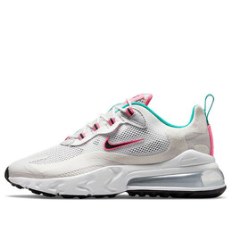 Кроссовки air max 270 react se Nike, белый cz1612-100 | white/black/wolf grey/hyper pink/turbo green/grey fog