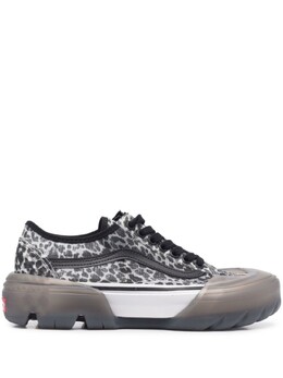 Vans кеды Old Skool с леопардовым принтом, серый vn0a7q5vaxk1 | серый