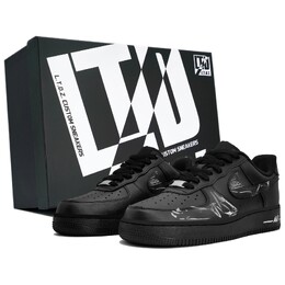 Кроссовки Nike Air Force 1 Skateboard Shoes Unisex Low-Top Black cw2288-001(team113-永不妥协s-box) | black