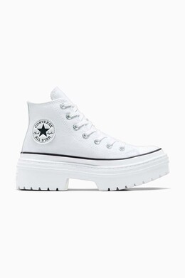 Кроссовки Chuck Taylor All Star на каблуке с проборами Converse, белый 9byh-obd3pw_00x | biały