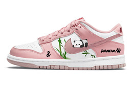 Кроссовки Nike Dunk Skateboard Shoes Women's Low-Top Pink/White do6485-600(team56-竹林熊猫) | pink