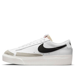 Кроссовки блейзер низкая платформа Nike, белый dj0292-101 | white/black/sail/team orange