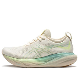 Кроссовки гель нимбус 25 Asics, белый 1012b628-750 | cream white/green/blue