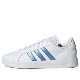 Кроссовки grand court 2.0 shoes Adidas, белый hp2591 | white / metallic blue