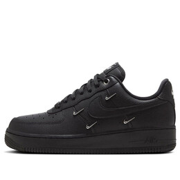 Кроссовки air force 1 низкие Nike, черный hq1180-001 | black/metallic silver